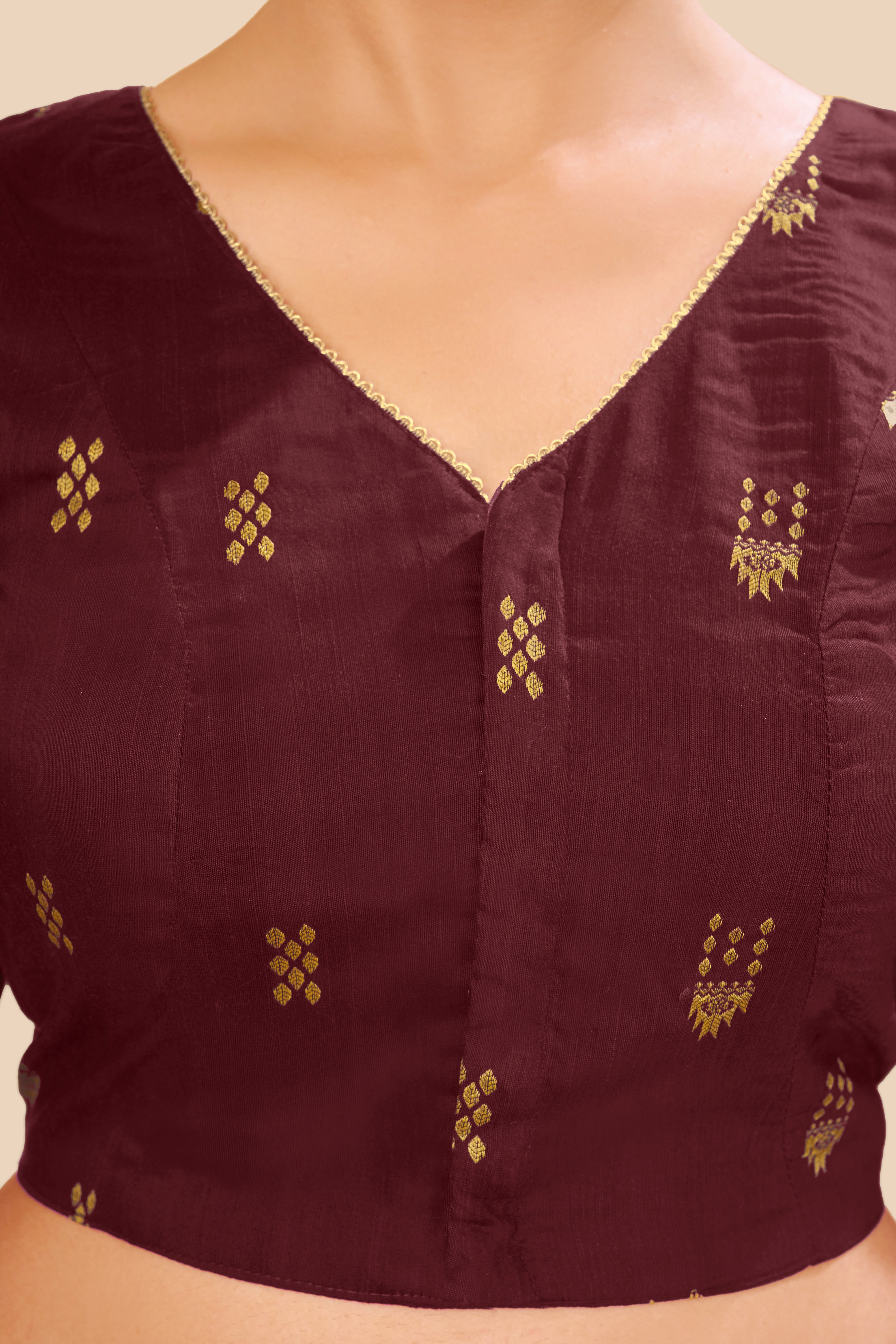 Women's cotton fabric blouse
