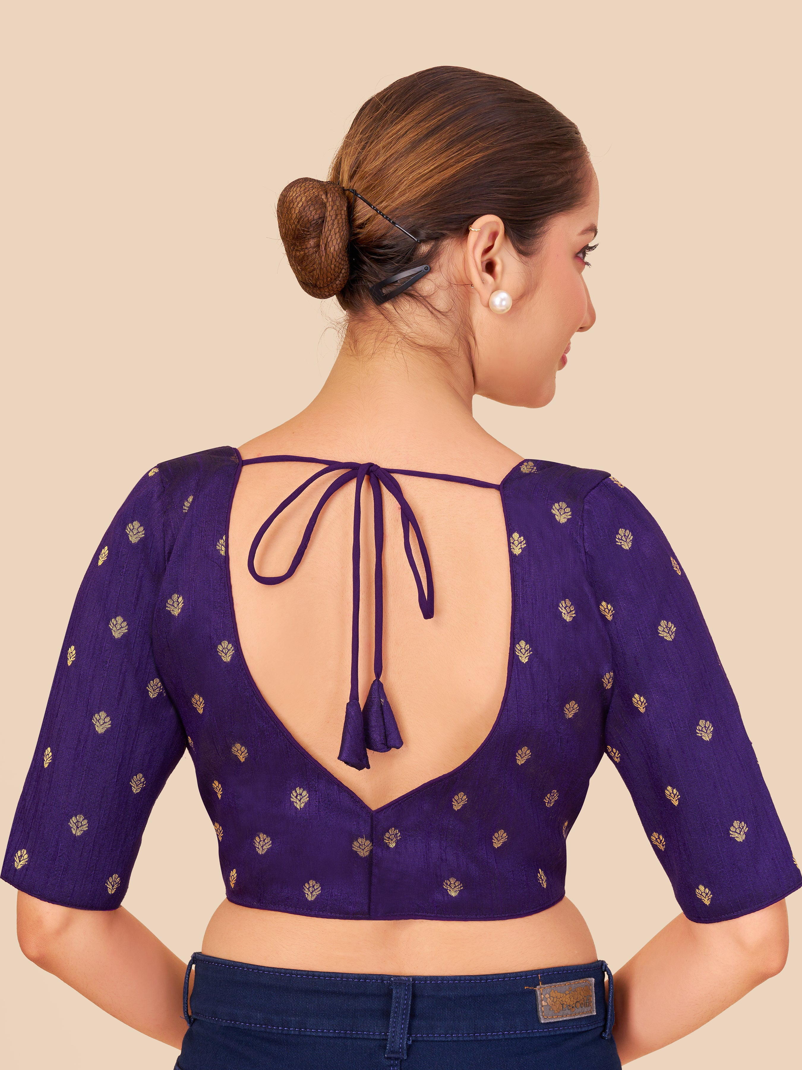 Women's mulberry fabric blouse
