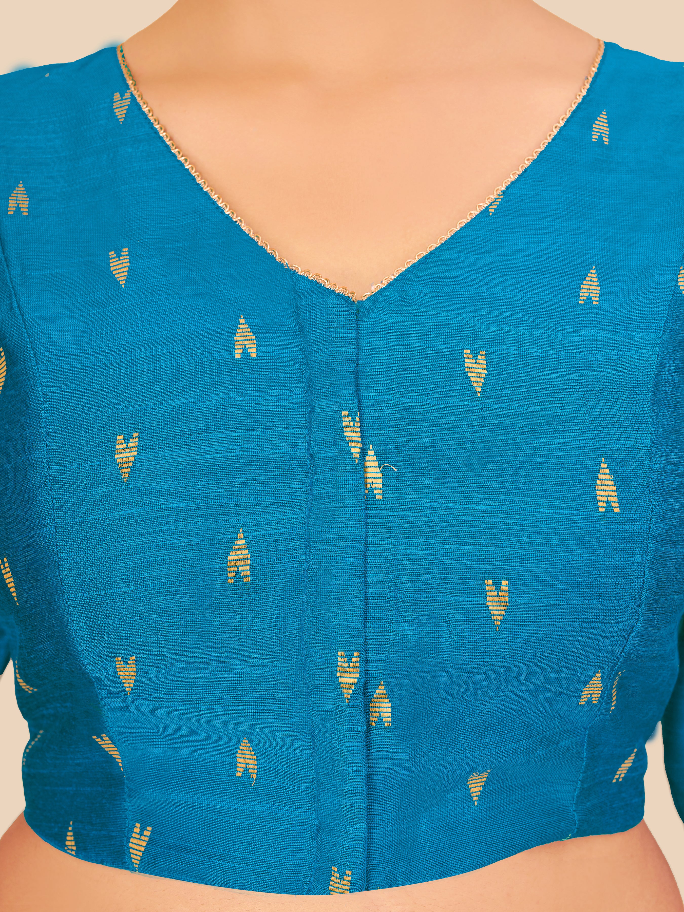 Women's cotton fabric blouse