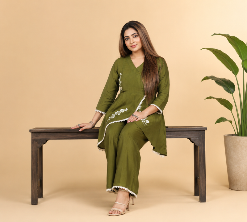 Embroidery Co-Ord Set