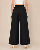 White Women's Cotton Palazzo